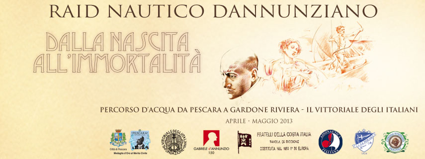 CONFERENZA STAMPA DI PRESENTAZIONE DEL RAID DANNUNZIANO MERCOLEDI’ 24 APRILE PRESSO IL COMUNE DI PESCARA, ORE 11.00