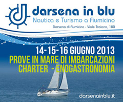 Nautica: la Darsena di Fiumicino si tinge di blu